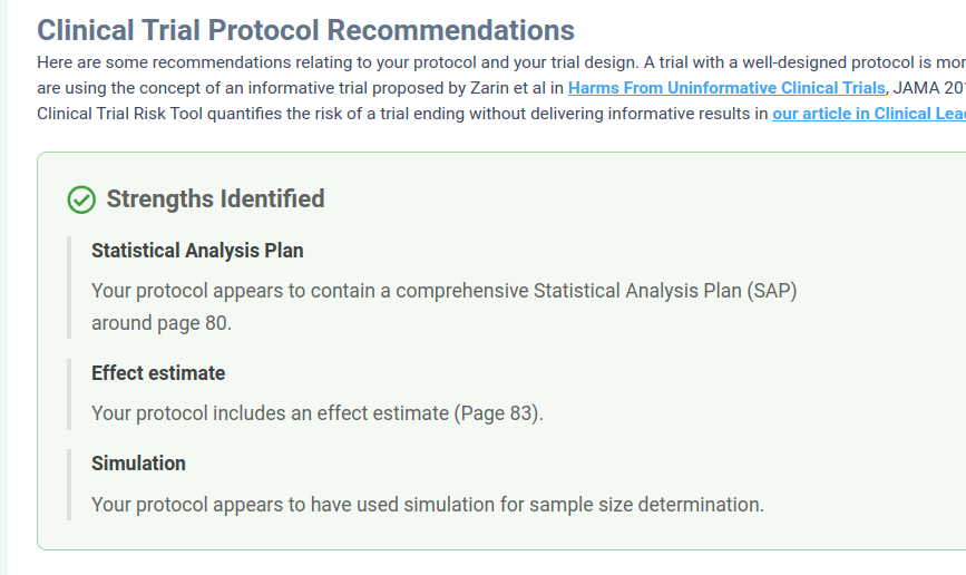 Updates to the Clinical Trial Risk Tool